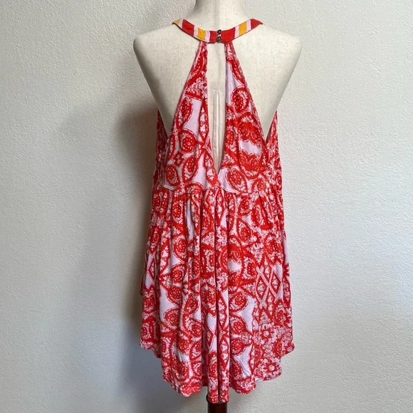 Free People Mimi Lavender Combo Tunic Size M - Picture 3 of 10